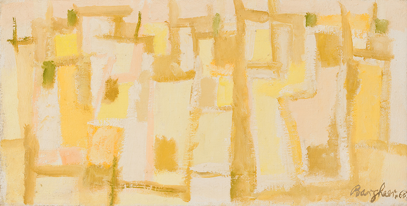 In unserer Galerie zum Verkauf stehendes Bild von Eduard Bargheer (Maler, Expressionismus): Fellachendorf