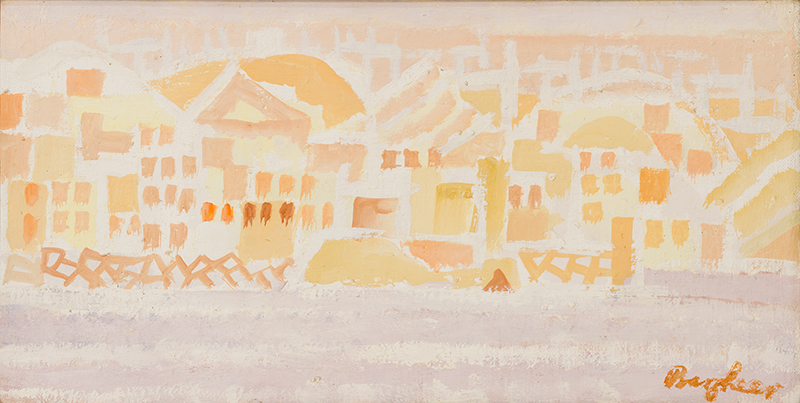 In unserer Galerie zum Verkauf stehendes Bild von Eduard Bargheer (Maler, Expressionismus): Neapel