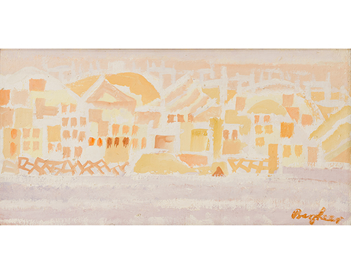 In unserer Galerie zum Verkauf angebotenes Bild von Eduard Bargheer (Maler, Expressionismus): Neapel (groß)