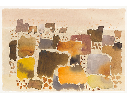 In unserer Galerie zum Verkauf angebotenes Bild von Eduard Bargheer (Maler, Expressionismus): Steinwüste (groß)