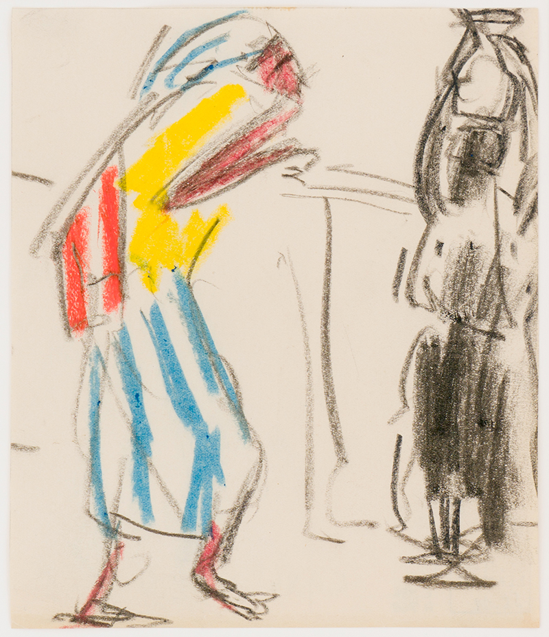 In unserer Galerie zum Verkauf stehendes Bild von Ernst-Ludwig Kirchner (Maler, Expressionismus): Marokkaner