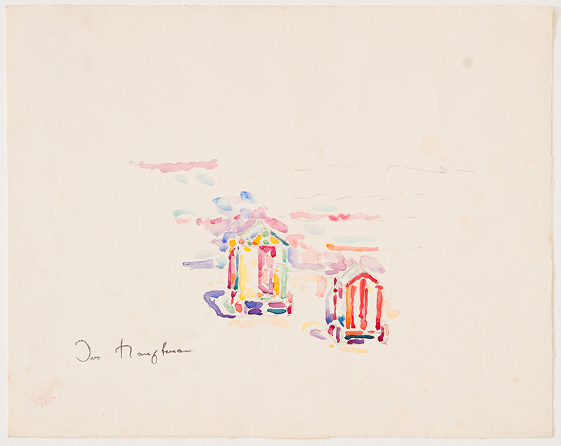 In unserer Galerie zum Verkauf stehendes Bild von Ivo Hauptmann (Maler, Expressionismus): Strandk&ouml;rbe
