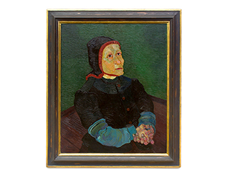 In unserer Galerie zum Verkauf angebotenes Bild von Josef Scharl (Maler, Expressionismus): Schlesische Bäuerin (klein)