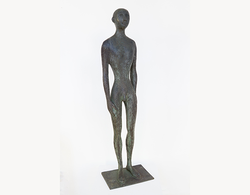 In unserer Galerie zum Verkauf angebotene Skulptur von Karl-Heinz Krause (Bildhauer): Adam (groß)