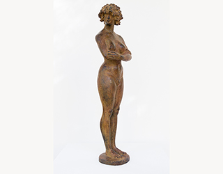 In unserer Galerie zum Verkauf angebotene Skulptur von Karl-Heinz Krause (Bildhauer): Bella Romana (Villa Massimo Roma) (klein)