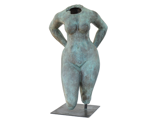 In unserer Galerie zum Verkauf angebotene Skulptur von Karl-Heinz Krause (Bildhauer): Großer Torso (groß)