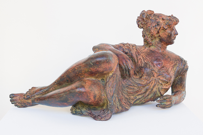 In unserer Galerie zum Verkauf stehende Skulptur von Karl-Heinz Krause (Bildhauer): Nobile Romana (Villa Massimo Roma)