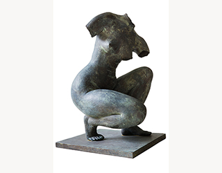 In unserer Galerie zum Verkauf angebotene Skulptur von Karl-Heinz Krause (Bildhauer): Pariser Torso (klein)