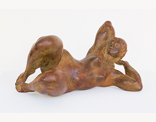 In unserer Galerie zum Verkauf angebotene Skulptur von Karl-Heinz Krause (Bildhauer): Pomona III (klein)