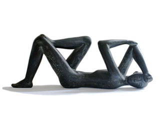 In unserer Galerie zum Verkauf angebotene Skulptur von Karl-Heinz Krause (Bildhauer): Tekton (klein)