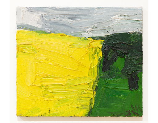In unserer Galerie zum Verkauf angebotenes Bild von Klaus Fußmann: Rapsfeld (groß)