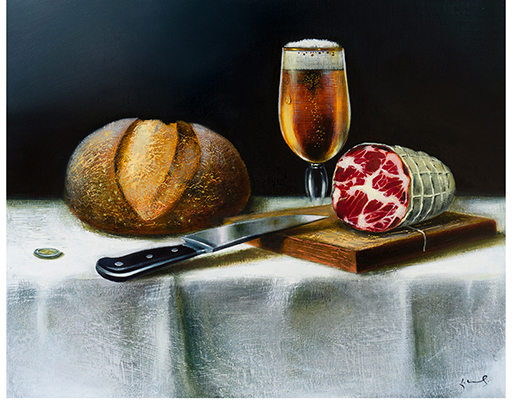 Buy the original oil painting "Coppa" (large) by Konstantin Totibadze at our gallery.