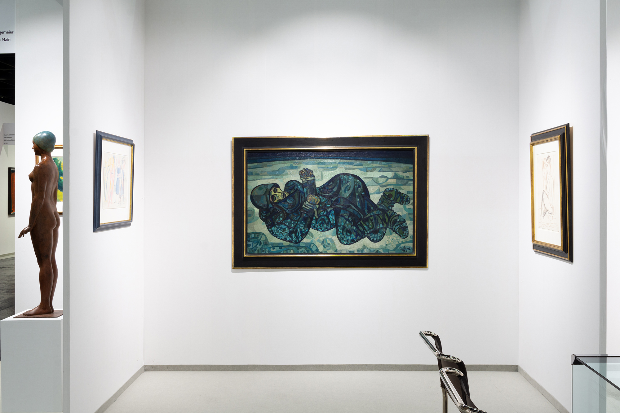 Messestand auf der Art Cologne 2024 (7. bis 10. November)