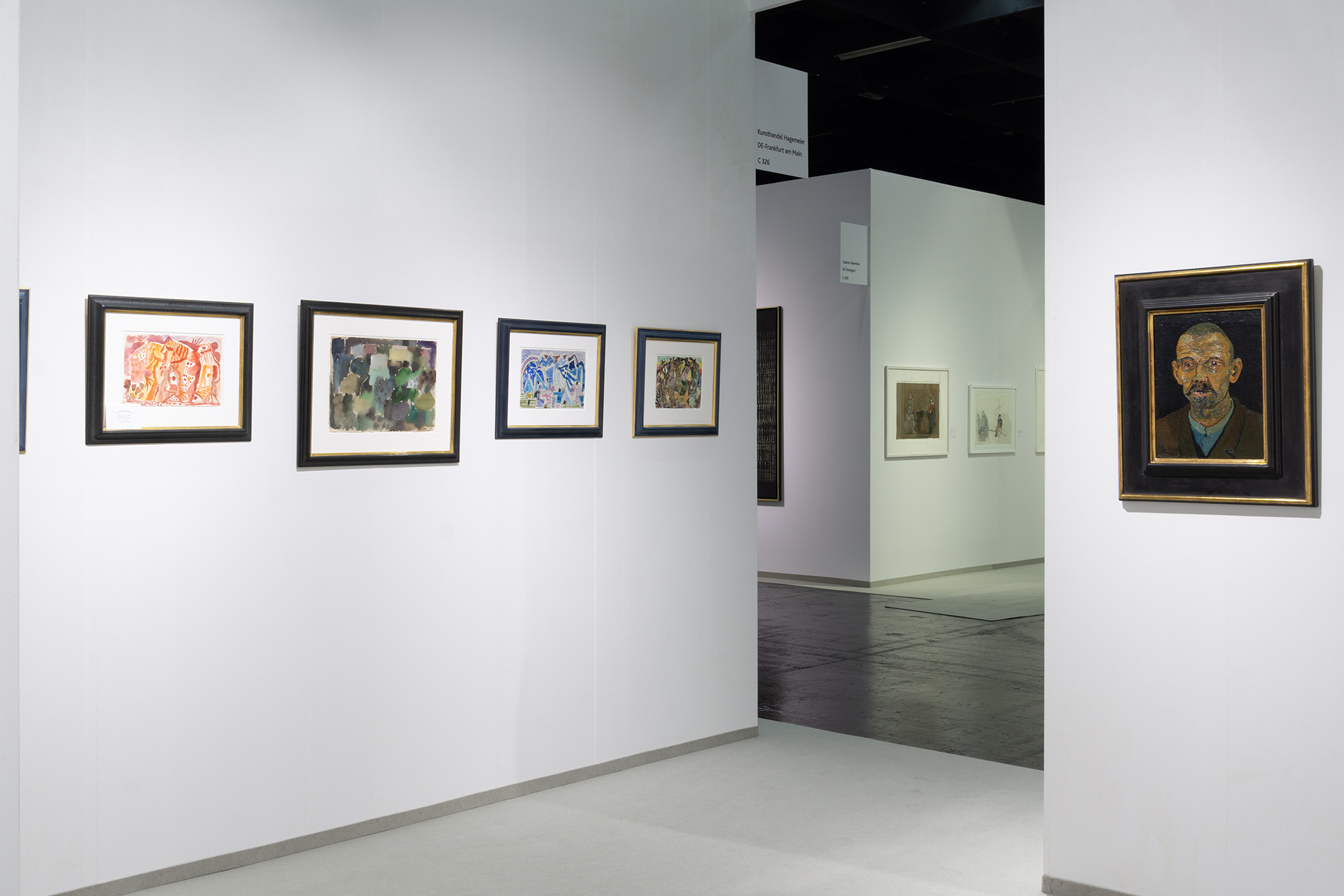 Messestand auf der Art Cologne 2024 (7. bis 10. November)