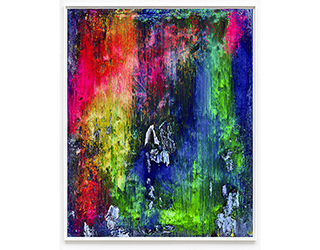In unserer Galerie zum Verkauf angebotenes Bild von Janus Hochgesand (Maler, Informel): Ohne Titel (klein)