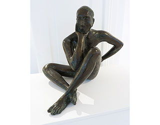 Buy the original sculpture "The thinker" (small) by Karl-Heinz Krause (Sculptor) at our gallery.