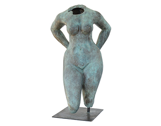 In unserer Galerie zum Verkauf angebotene Skulptur von Karl-Heinz Krause (Bildhauer): Großer Torso (klein)