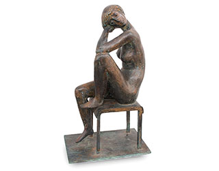 In unserer Galerie zum Verkauf angebotene Skulptur von Karl-Heinz Krause (Bildhauer): Italienische Reise (klein)