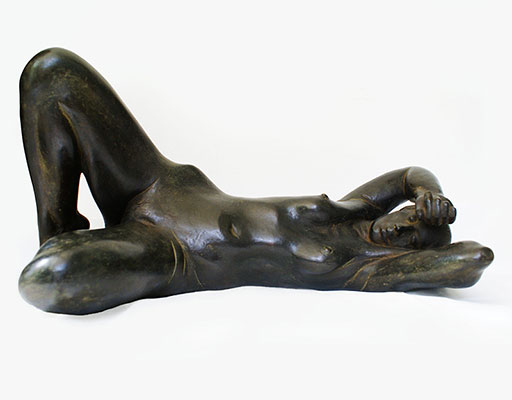 In unserer Galerie zum Verkauf angebotene Skulptur von Karl-Heinz Krause (Bildhauer): La Montagna (groß)