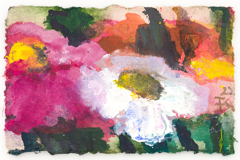 In unserer Galerie zum Verkauf stehendes Bild von Klaus Fu&szlig;mann (Maler): Mohn und Margerite