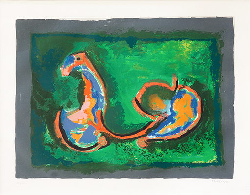 In unserer Galerie zum Verkauf angebotenes Bild von Marino Marini (Maler, Kubismus): Cavallo in Armonia (gro&szlig;)