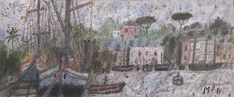 In unserer Galerie zum Verkauf stehendes Bild von Max Peiffer Watenphul (Maler, Expressionismus): Ischia Porto