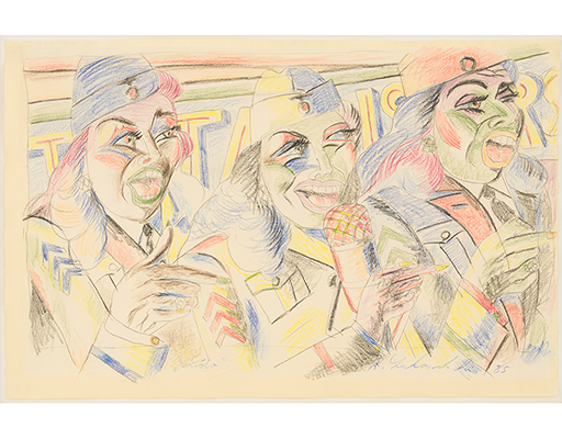 In unserer Galerie zum Verkauf angebotenes Bild von Rolf Lukaschewski (Maler): Variete (gro&szlig;)