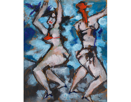 Buy the original oil painting " London Circus I" (large) by Werner Scholz (Painter, Expressionism) at our gallery.